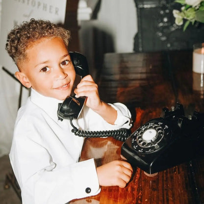 The Dylan - Black Rotary Phone Audio Guest Book
