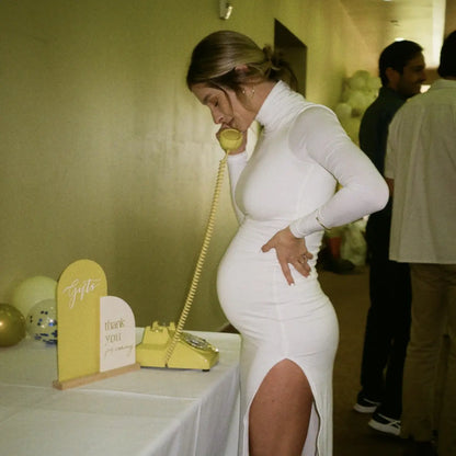 The Freddie - Yellow Rotary Phone Audio Guest Book