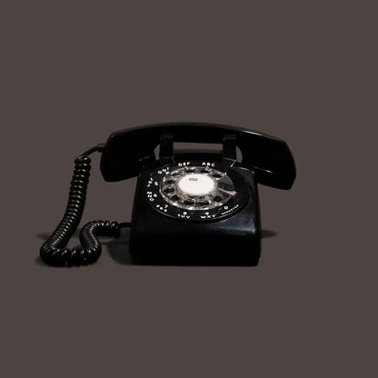The Dylan - Black Rotary Phone Audio Guest Book