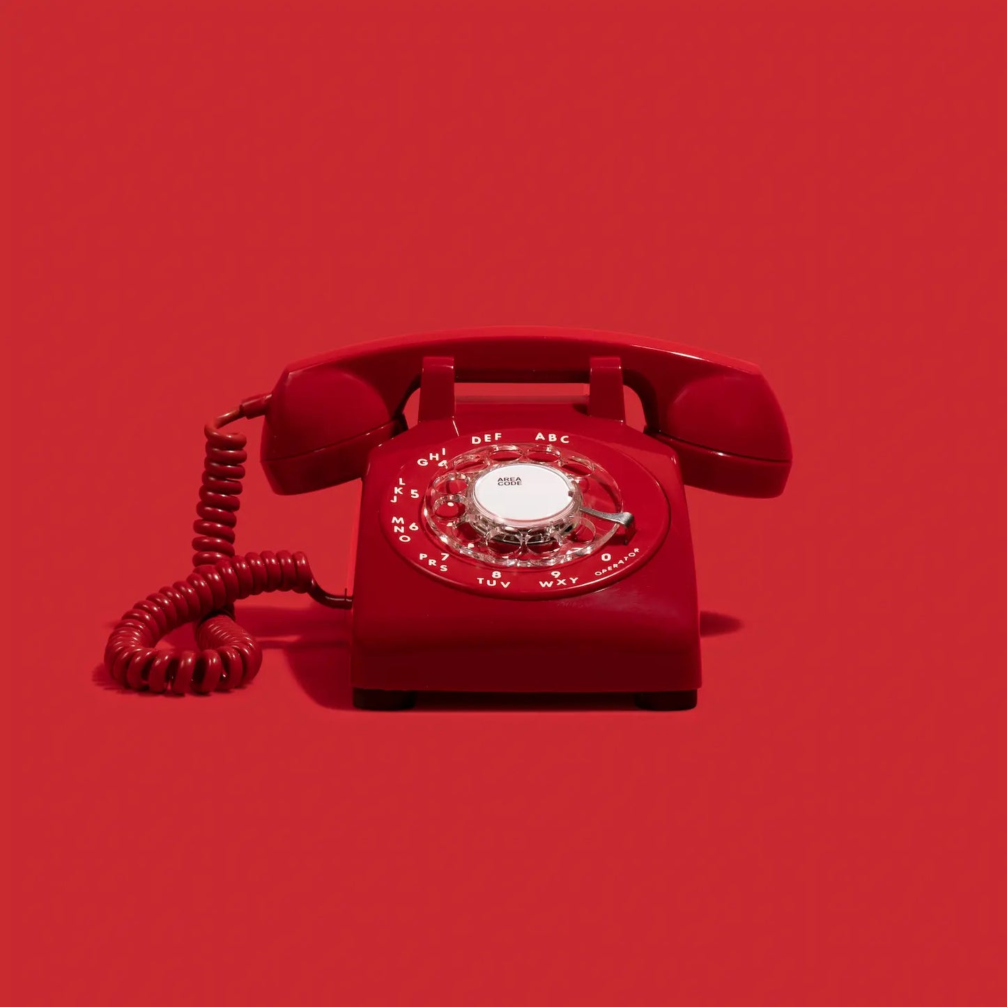 The Stevie - Red Rotary Phone Audio Guest Book